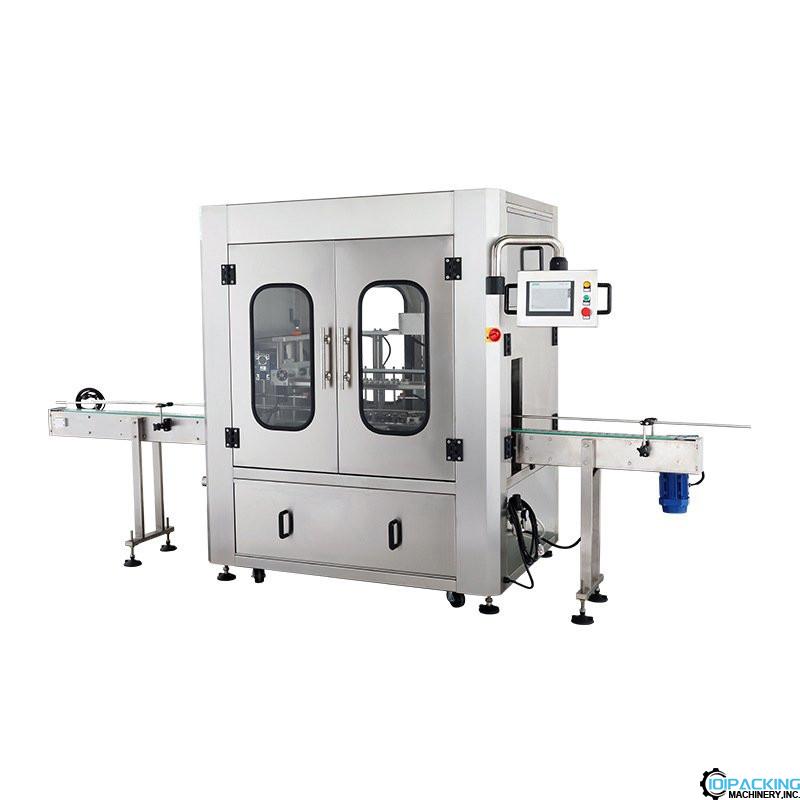 Automatic 6 nozzles inline bottle filling machine liquid cream paste filling line