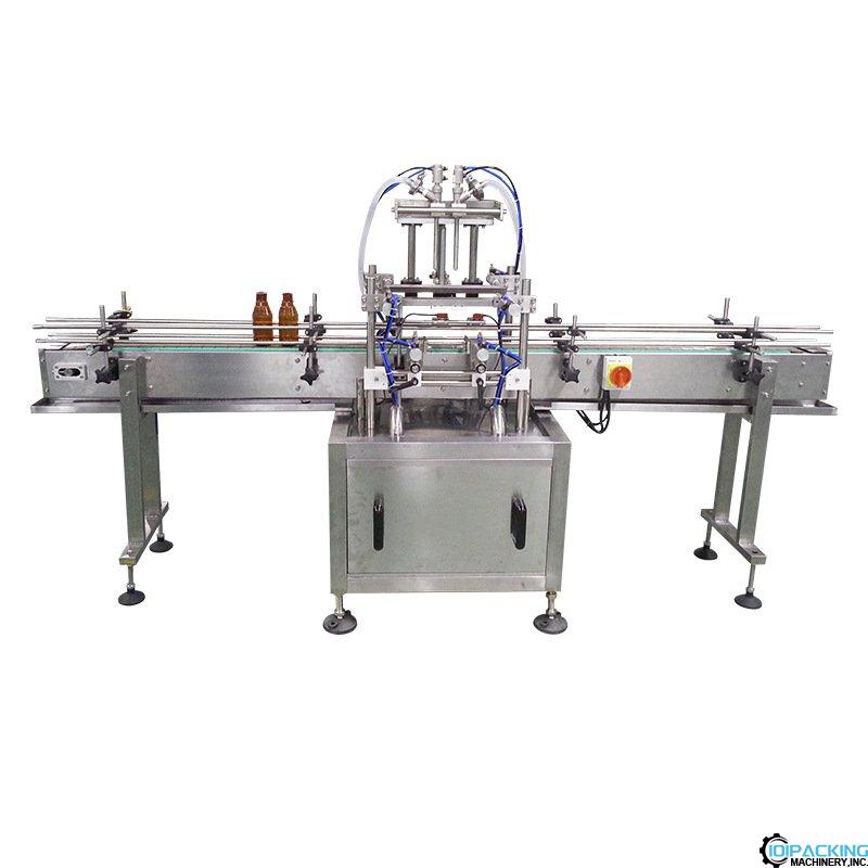 Automatic dual nozzles filling machine with big peristaltic pump