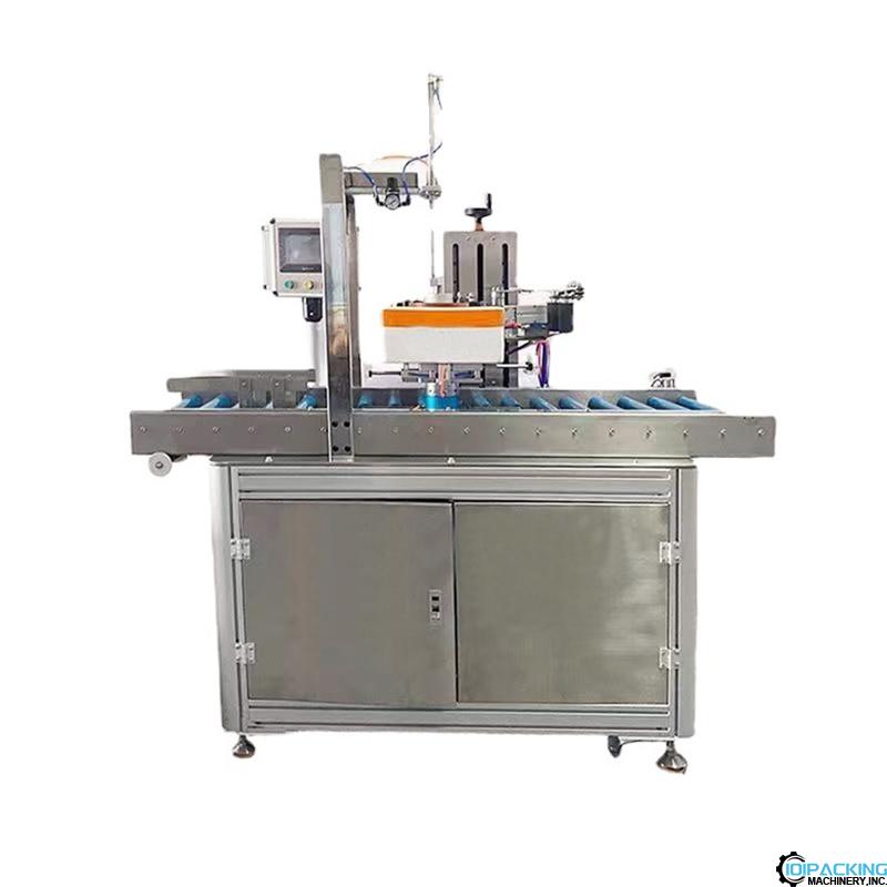 Automatic foam food box foam case tape sealing machine