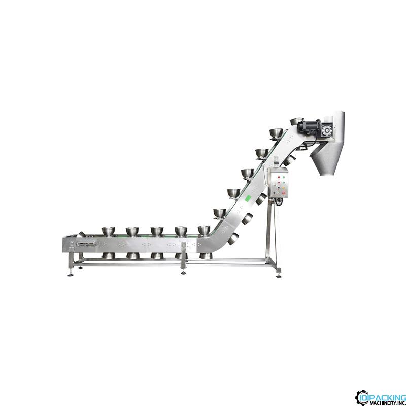 Automatic steel bowl chain conveyor lifting feeding machine