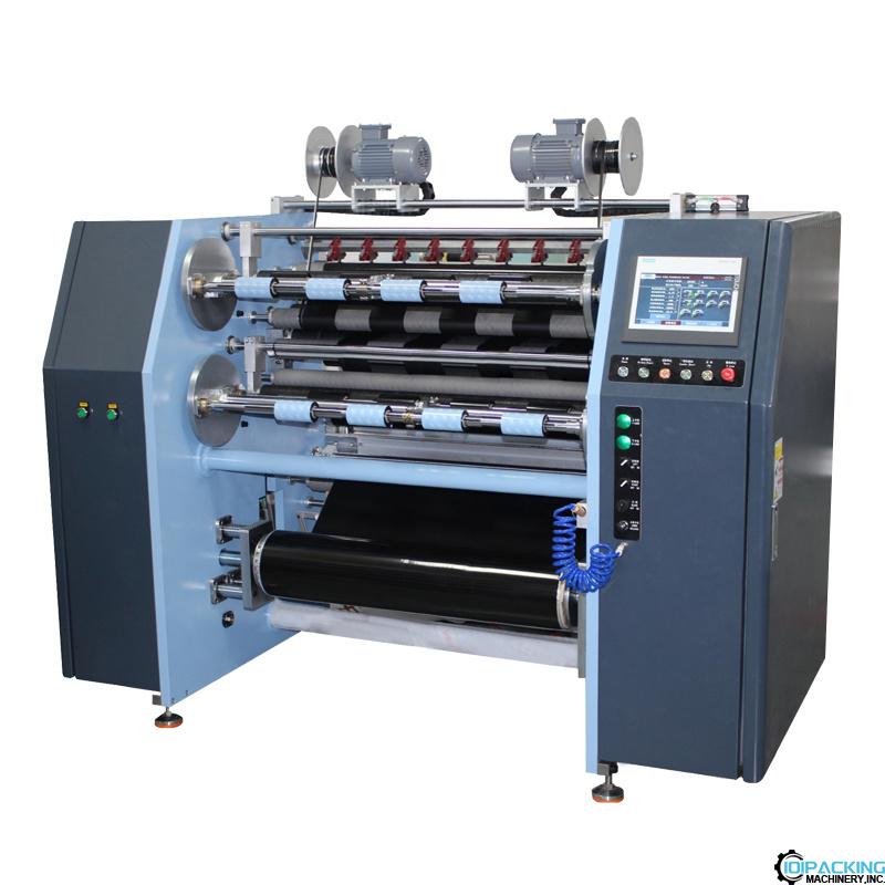 Automatic heat coder ribbon film rills slitting producing machine