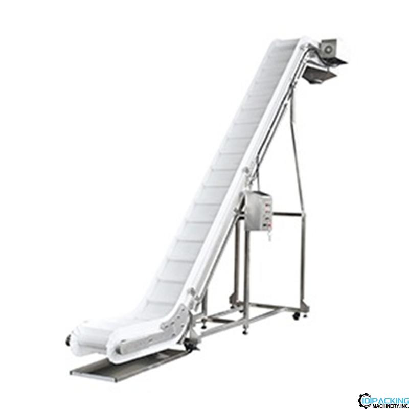 Automatic inclination type PP conveyor lifting feeding machine