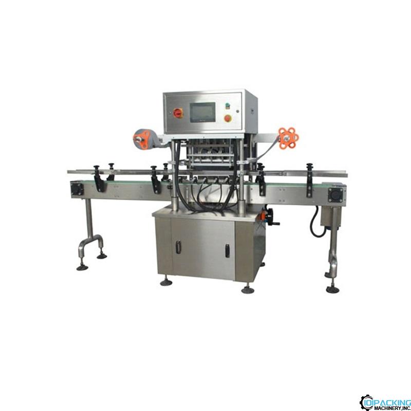 Automatic 4 heads bottle foil foil heat cut sealing machine