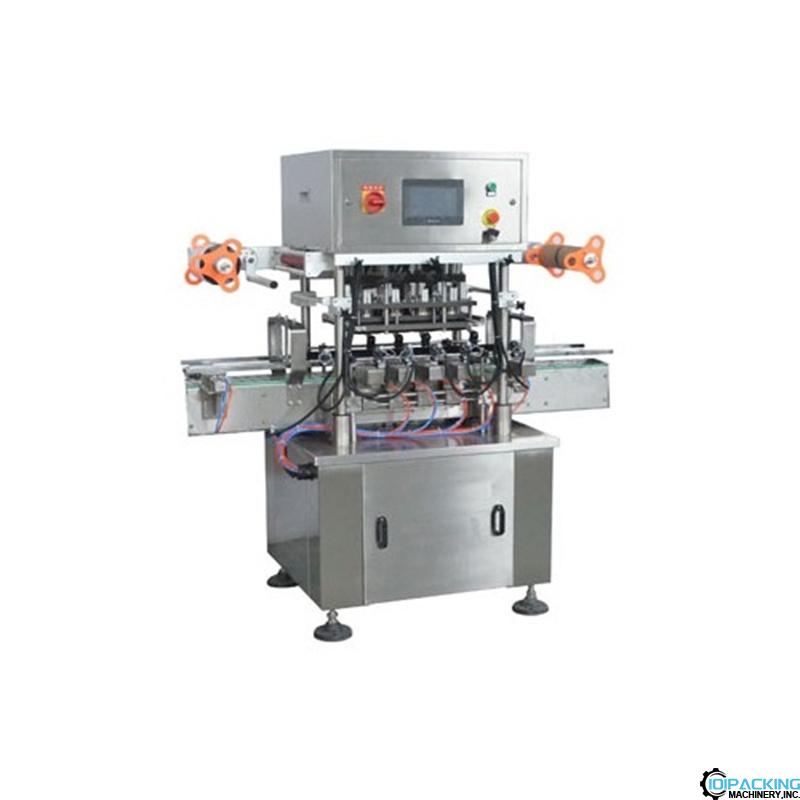 Automatic dual row 8 nozzles foil film heat sealing machine