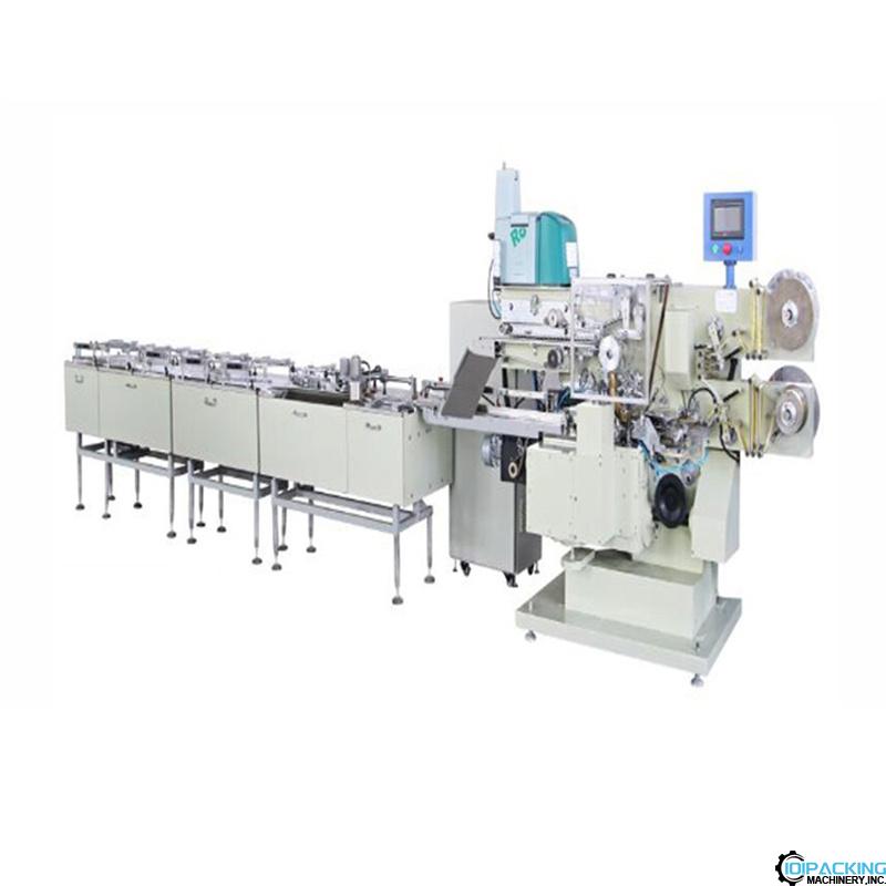 Automatic chocolate candy foil film wrapping packing machine