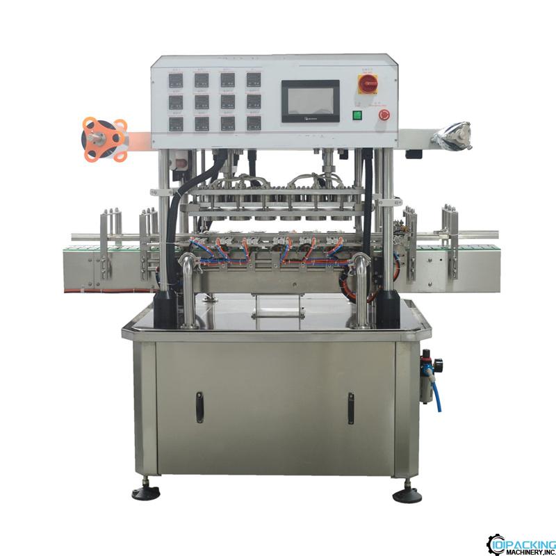 Automatic double row 12 heads foil film heat sealing machine