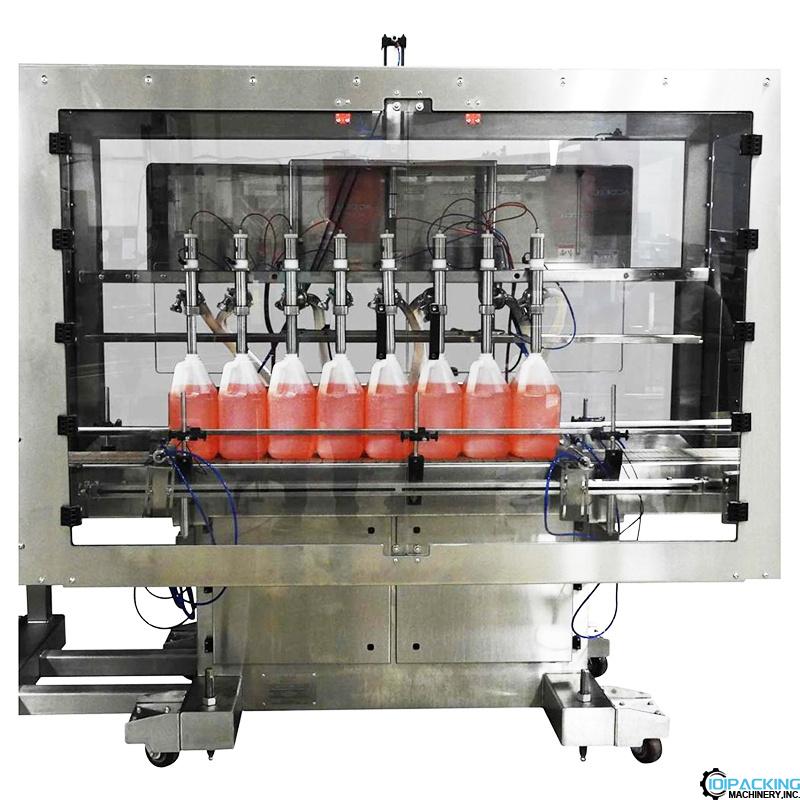 Automatic 8 heads big gear pump bottle filling machine