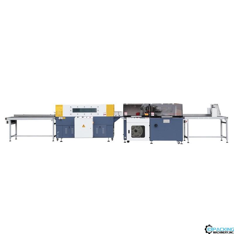 Automatic book film shrinking sealing packing machine