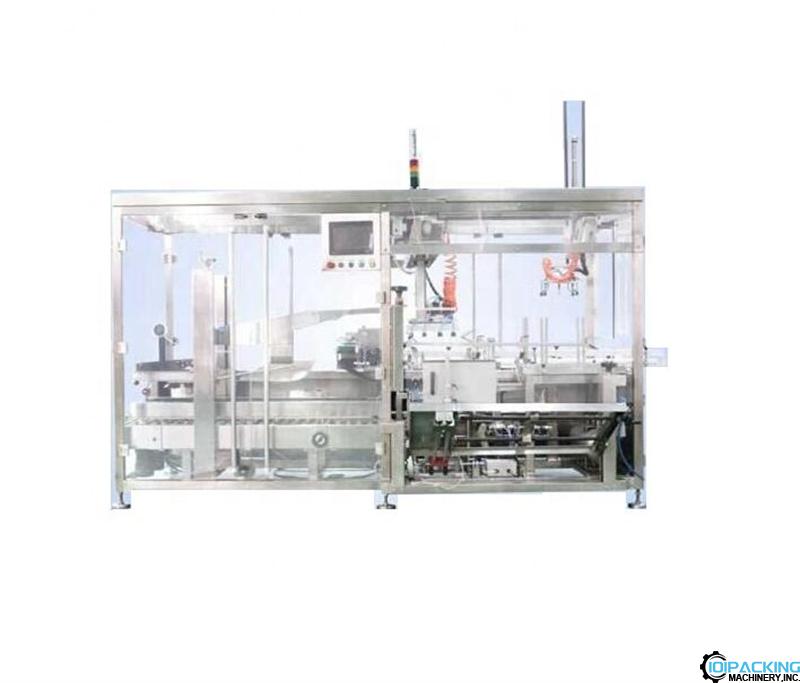 Automatic robot hand pick box carboard feeding packing machine