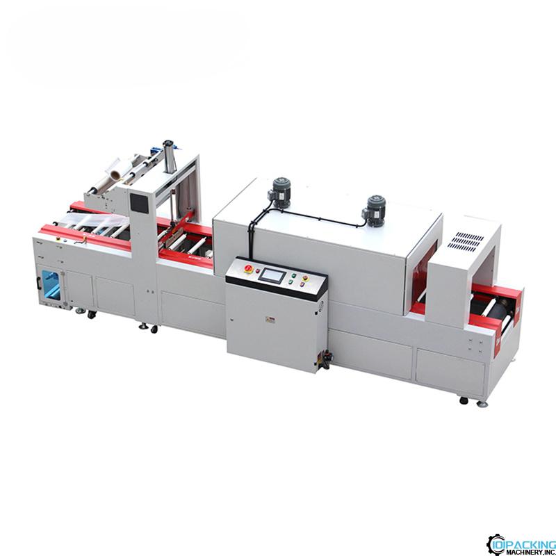 Automatic cable roll coil sleeve shrinking sealing machine