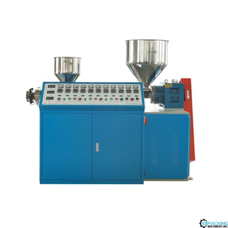 Automatic 2 color straw tube making producing machine