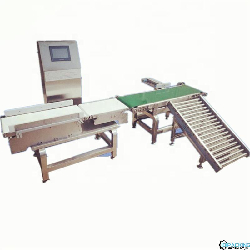 Automatic box weight checking machine with conveyor