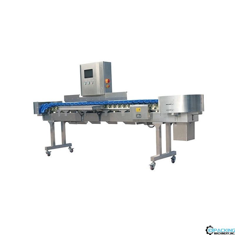 Automatic weight grade sorting checking machine for food