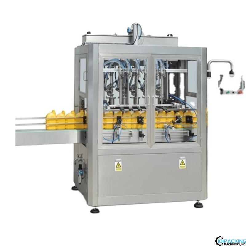 Automatic linear type lubricate oil bucket filling machine