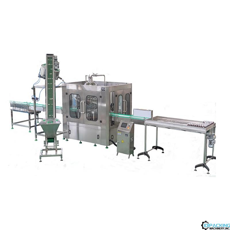 Automatic rotary type oral syrup bottle filling ROPP sealing line