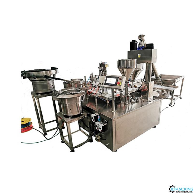 Automatic nail polish bottle filling capping machine