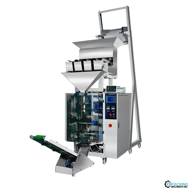 Automatic 4 linear type weighing bag form fill seal packing machine