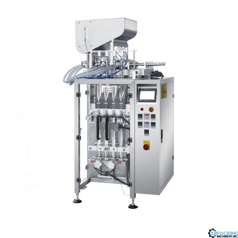 Automatic 4 lanes liquid bag vertical packaging machine