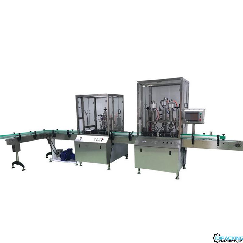 Automatic moisturizing aerosol filling sealing machine