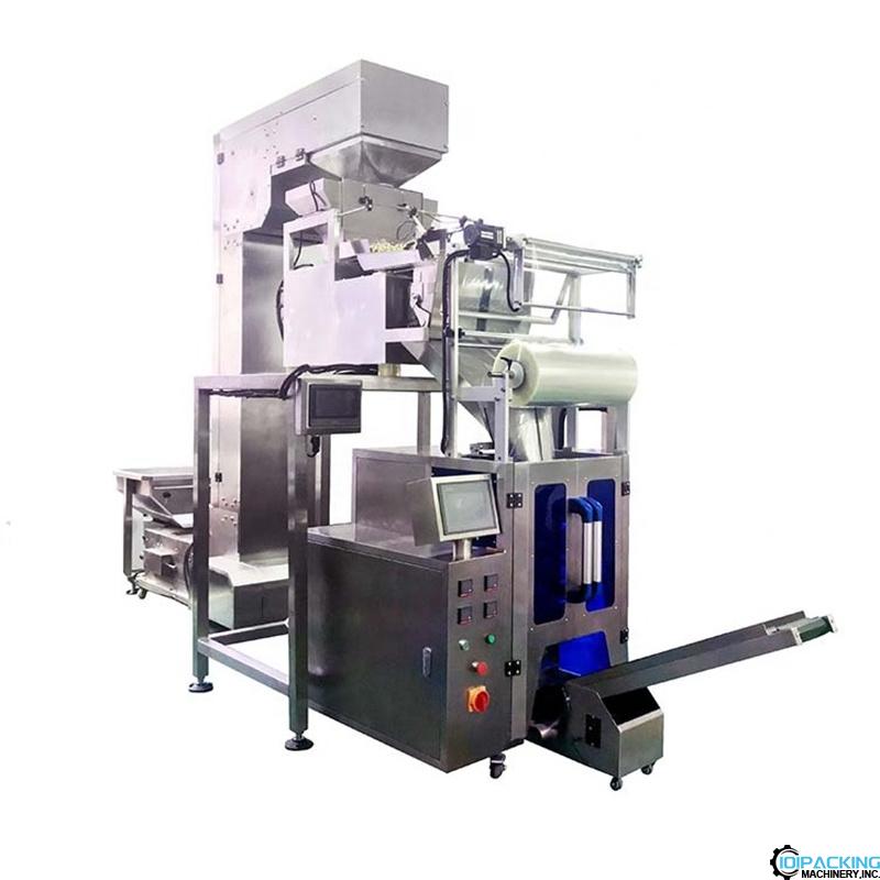 Automatic hardware 2 linear weighing heads bag packing machine