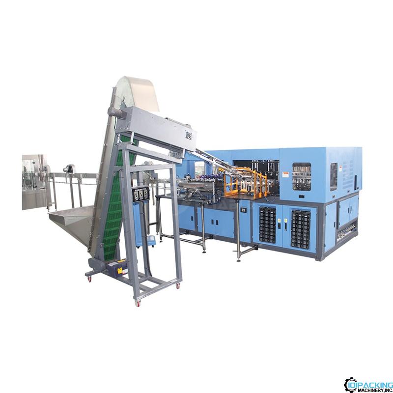 Automatic 4 mold cavity PET bottle blowing machine