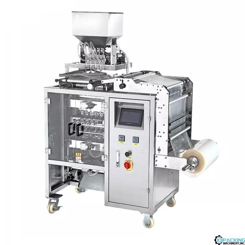 Automatic 4 lanes bag 4 side seal sachet packaging machine