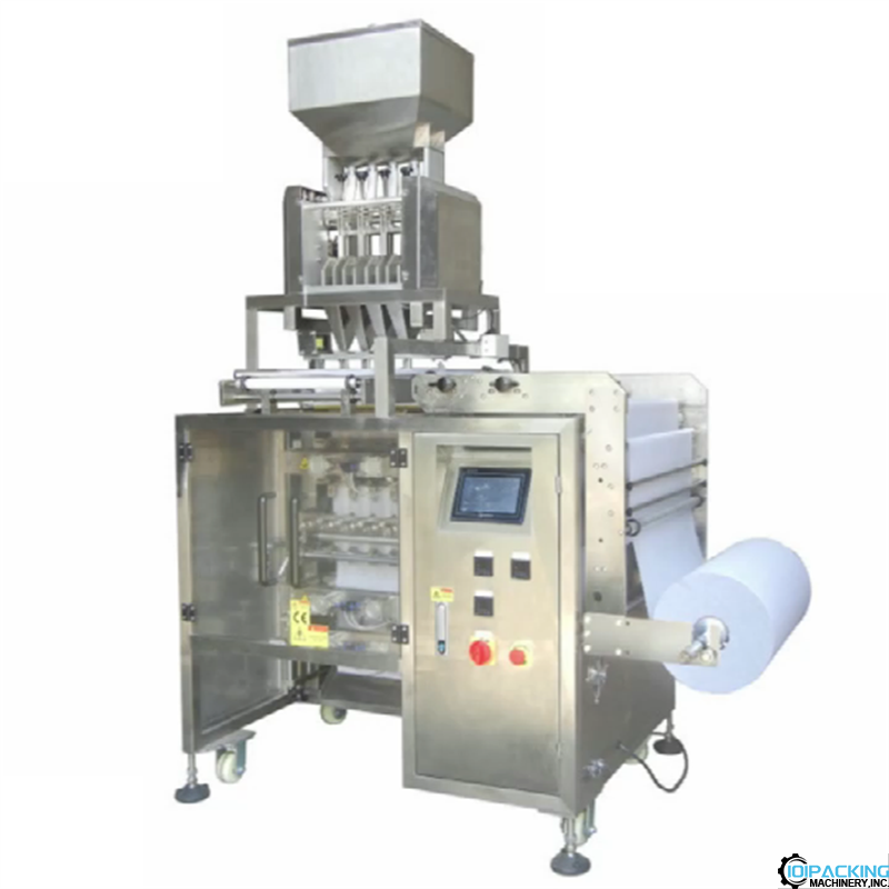 Automatic 4 sides seal bag 4 lanes powder bag packing machine