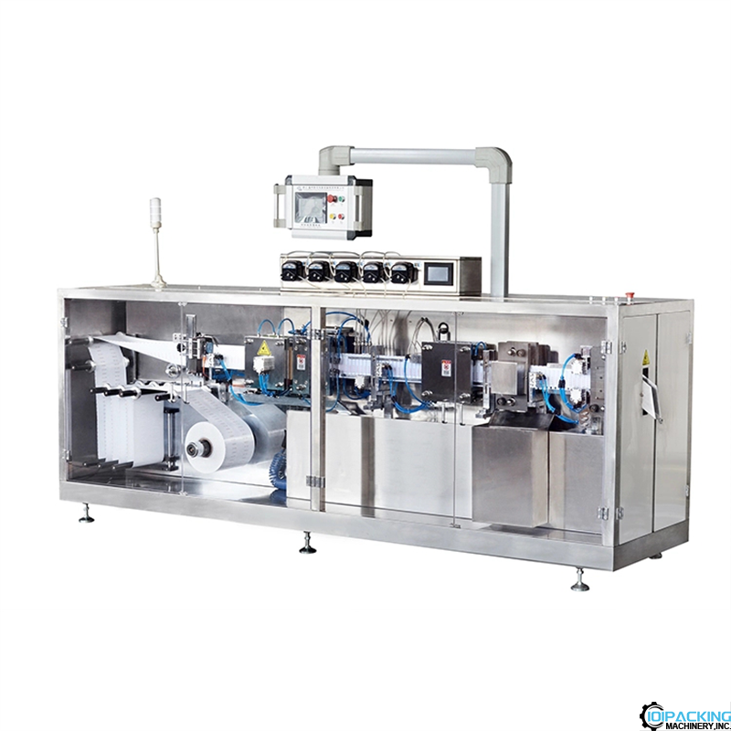 Automatic liquid disposal syringe tray 4 nozzles filling producing equipment