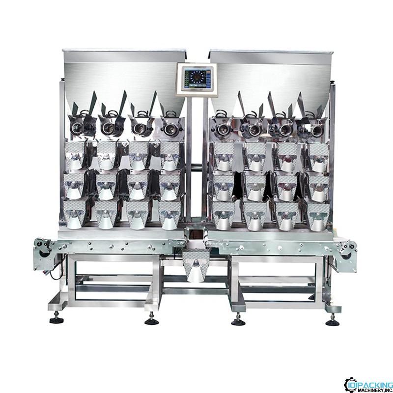 Automatic 8 linear weighing heads combination weigher machine 