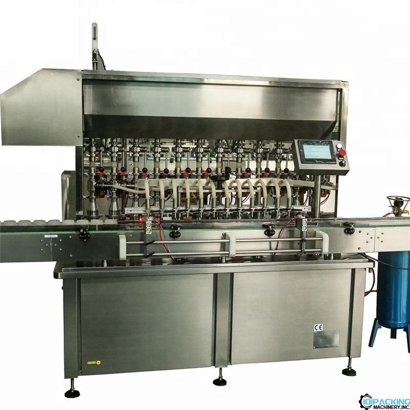 Automatic 12 heads vaseline oil bottle jar filling machine