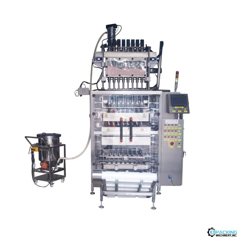 Automatic graunle powder 12 lanes bag form fill seal packaging machine