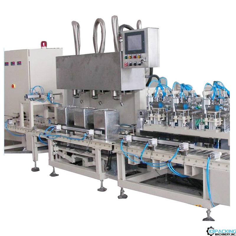 Automatic customized paint drum bucket pail filling machine