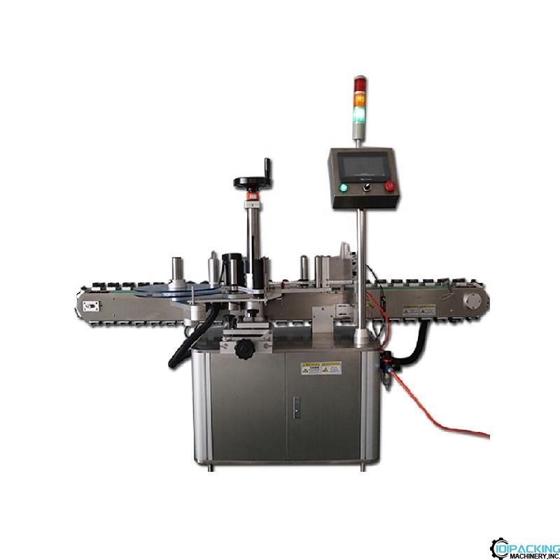 Automatic lipstick mascara bottom high accuracy labeling machine