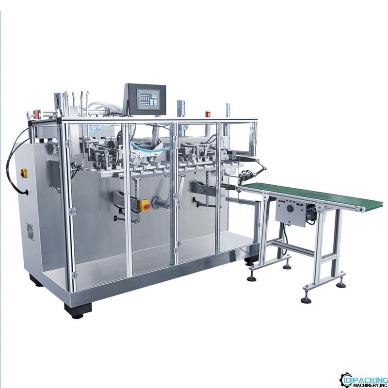 Automatic given pouch bag liquid horizontal filling sealing machine