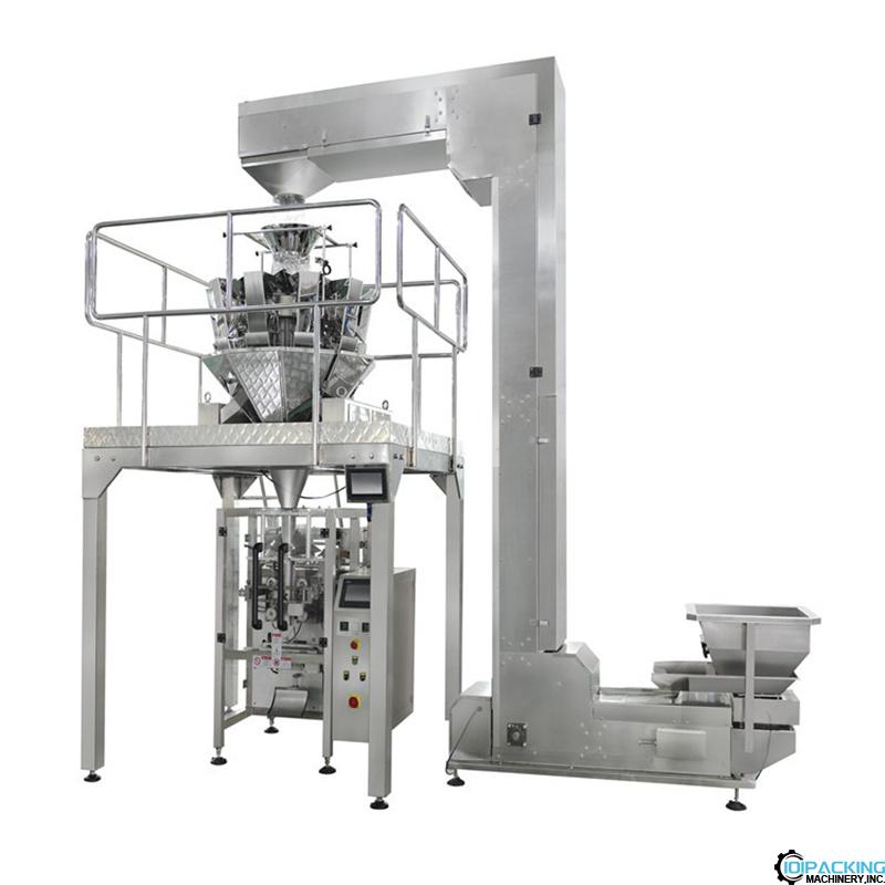 Automatic multi weighing heads vertical bag packaging machine