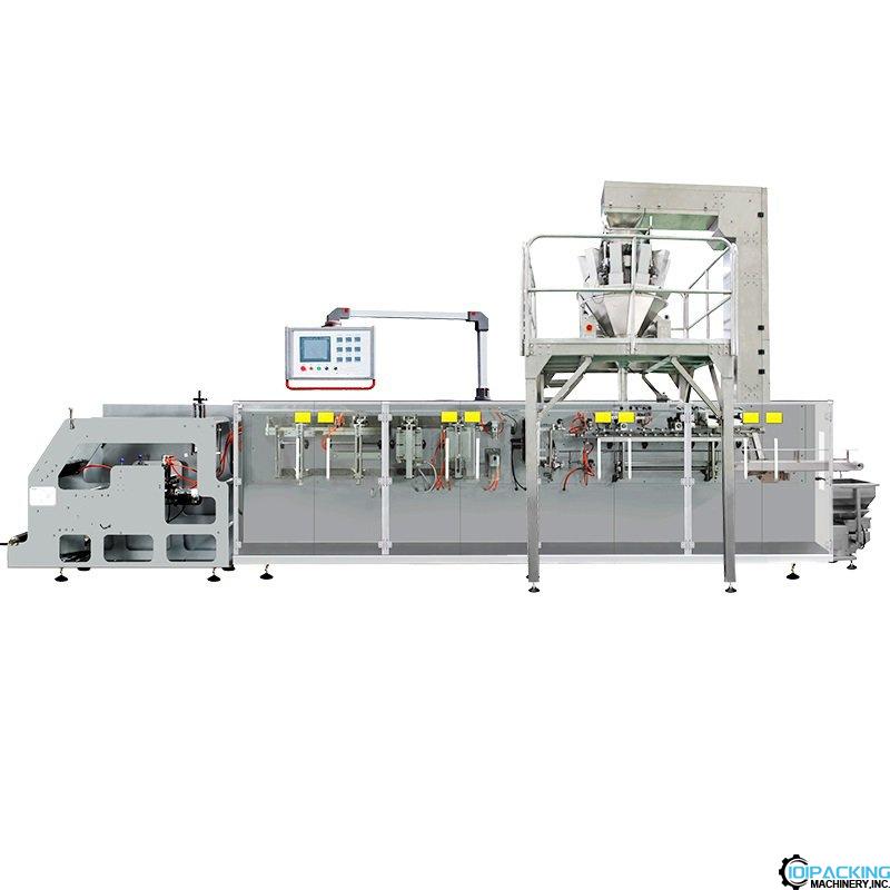 Automatic horizontal weigher heads bag form fill seal packing machine