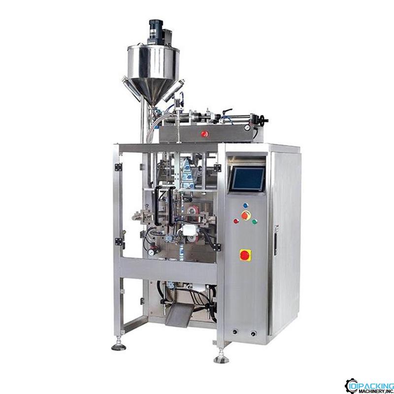 Automatic oil liquid sauce vertical bag packaging machine