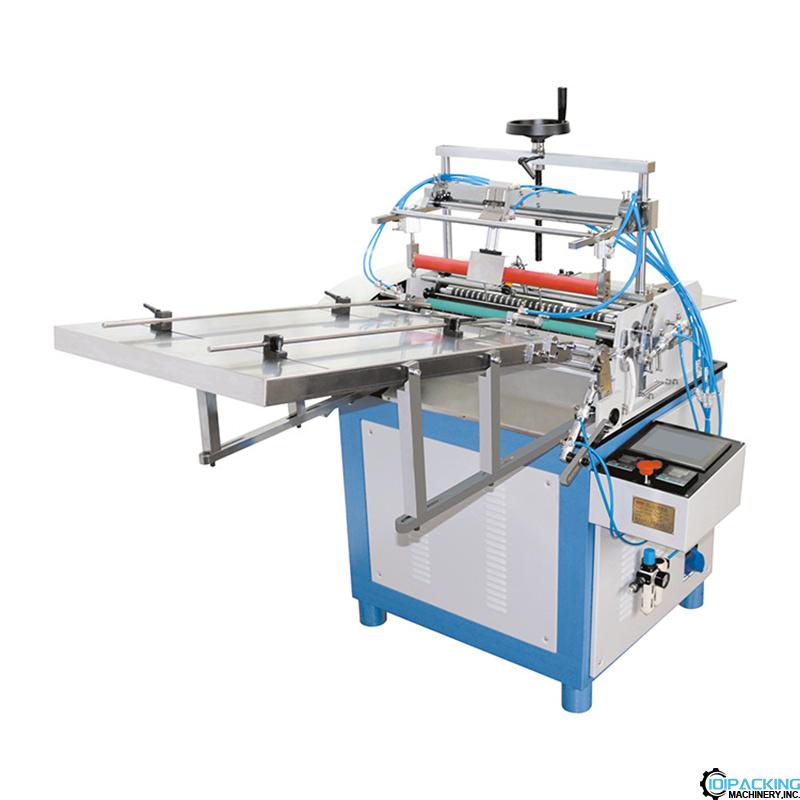 Automatic paper tube hose hot melt glue labeling machine