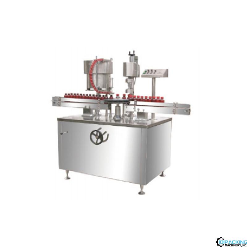 Automatic bottle monoblock screw capping machine