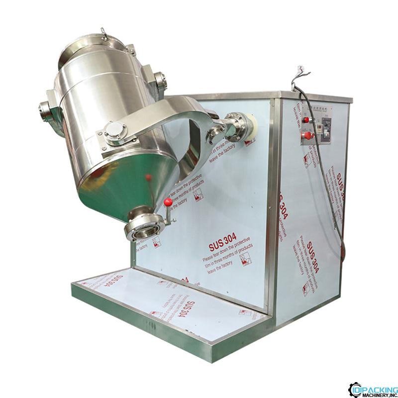 Automatic powder 3D mixing blending tank