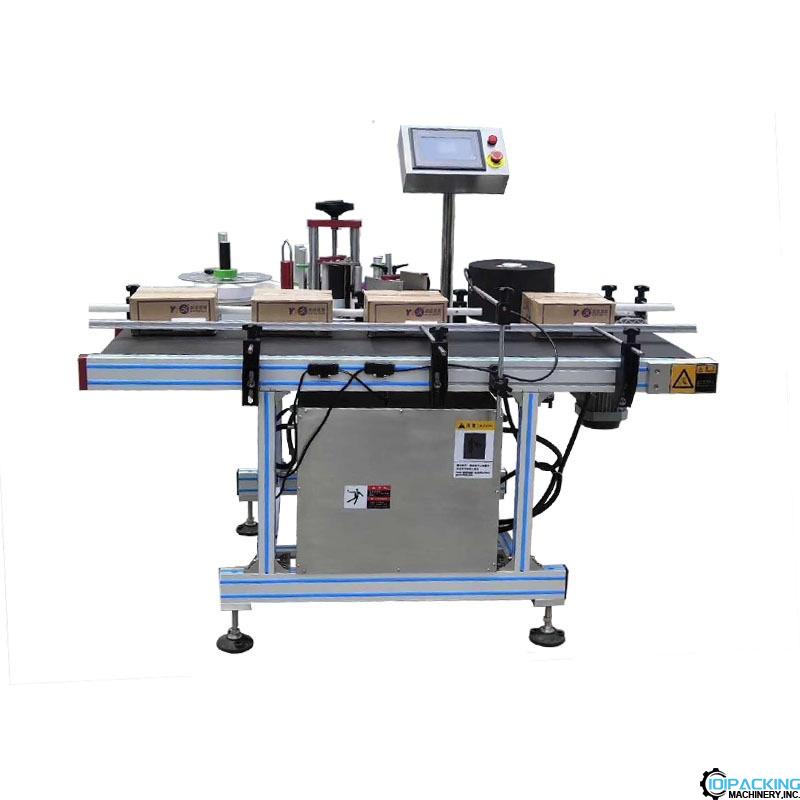 Automatic box case carton singe side labeling machine