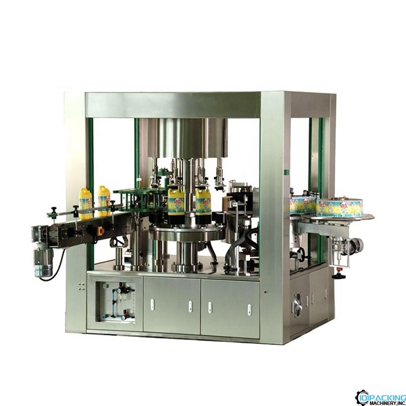 Automatic customized square bottle BOPP label hot melt glue labeling machine