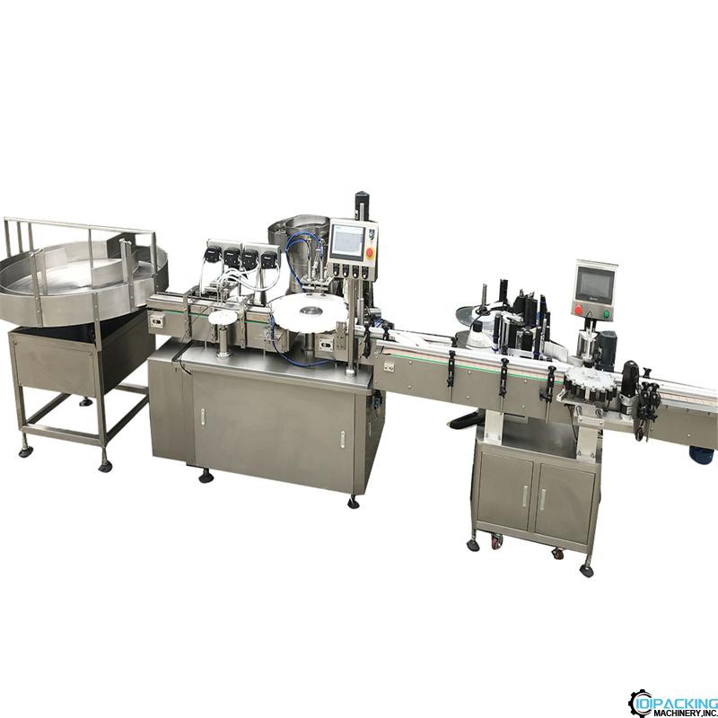 Automatic essential oil customized bottle filling capping labeling machine