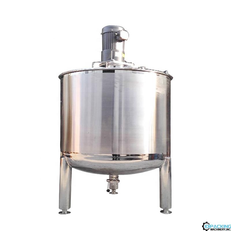 Food grade steel mixing blending storage tank