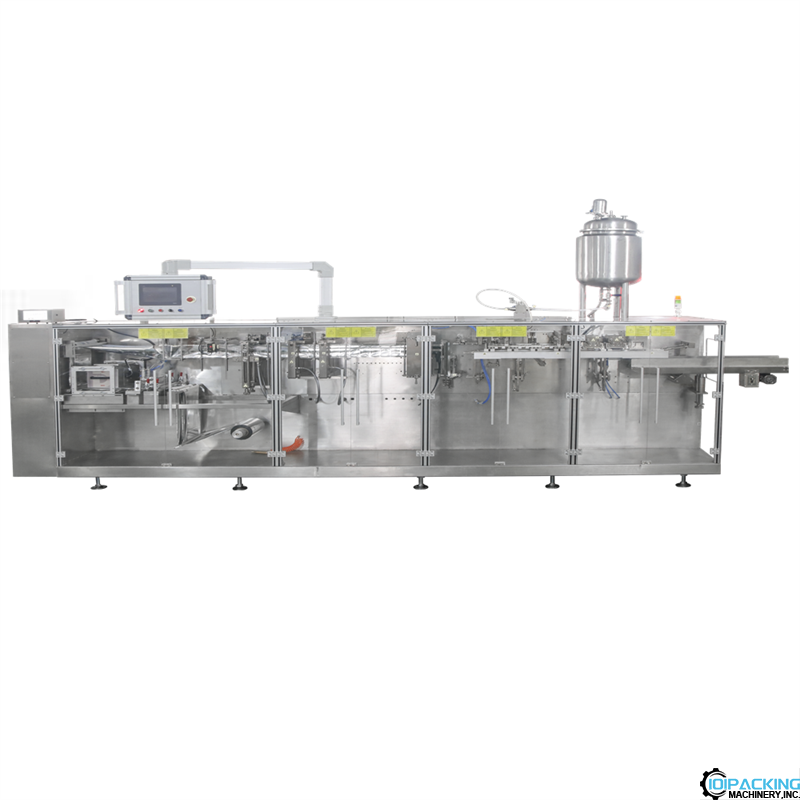 Automatic liquid drink bag pouch horizontal form fill seal packaging machine