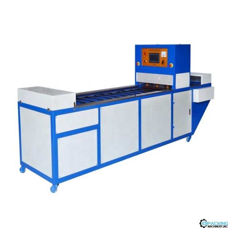 Automnatic customized 14 mold conveyor cardboard blister sealing machine