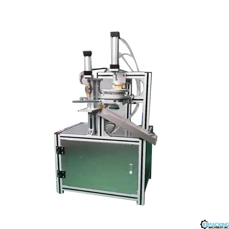 Semi automatic soap pleat wrapping heat sealing packing machine