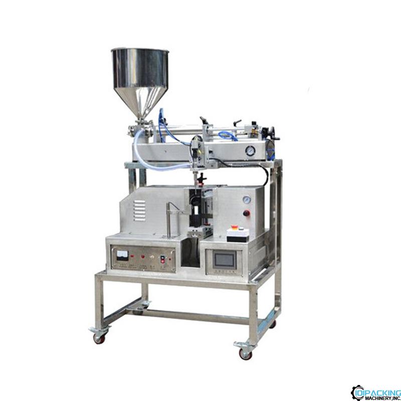 Manual feeding soft tube filling ultrasonice sealing machine