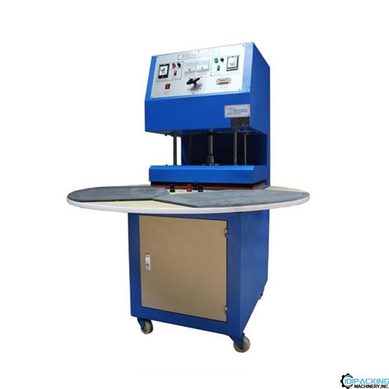 Manual rotary PVC blsiter carton board tray heat sealing machine