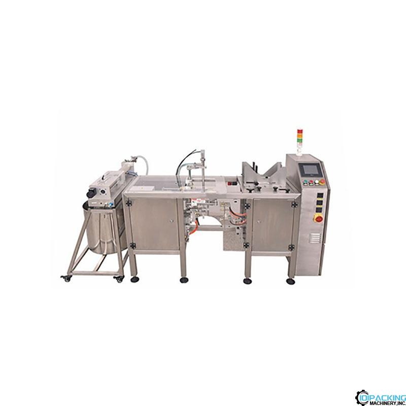 Automatic single station premade bag pouch liquid filling packing machine